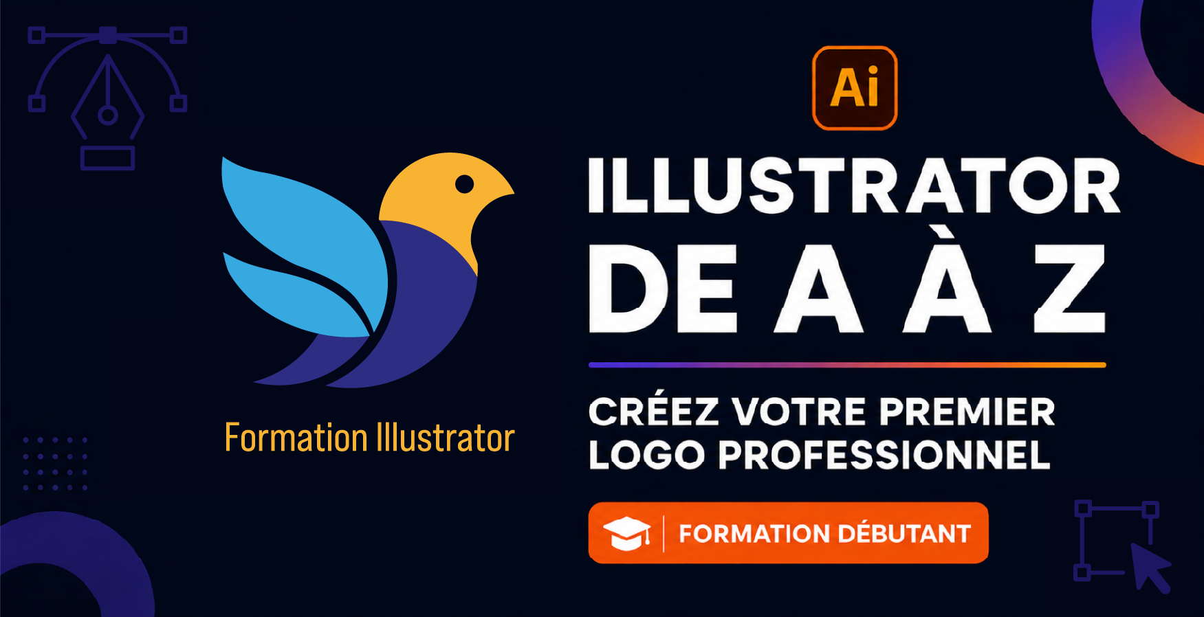 Adobe Illustrator — Créer son premier logo pas à pas