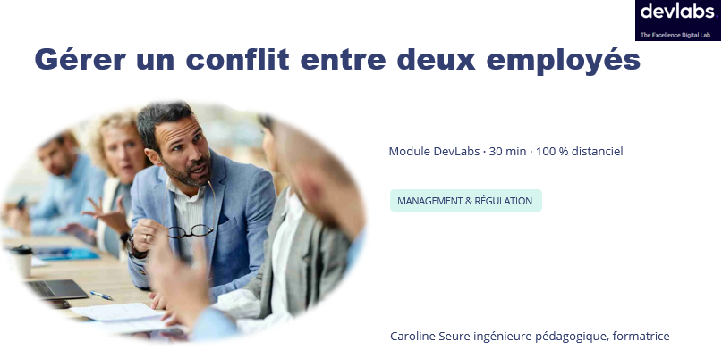 Gestion des conflits entre deux collaborateurs